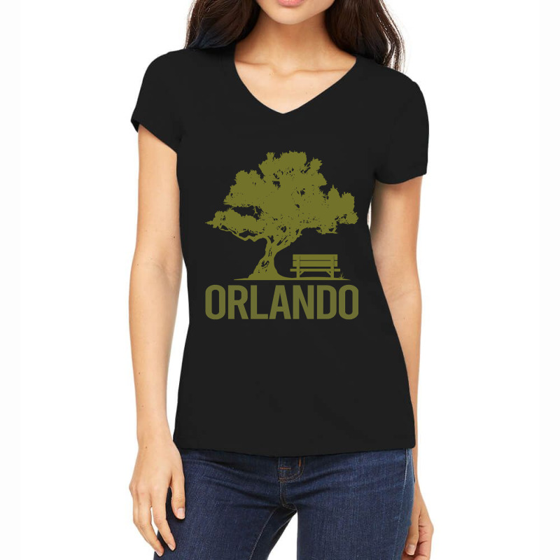 A Good Day - Orlando Name Women's V-Neck T-Shirt by sausagefencing57 | Artistshot