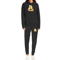 Great ! Word Great And Yellow Hand With Thumb Up. Colorful Illustratio Hoodie & Jogger Set | Artistshot