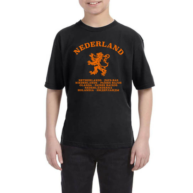 Netherlands Coat Of Arms Youth Tee by yammerbetween10 | Artistshot