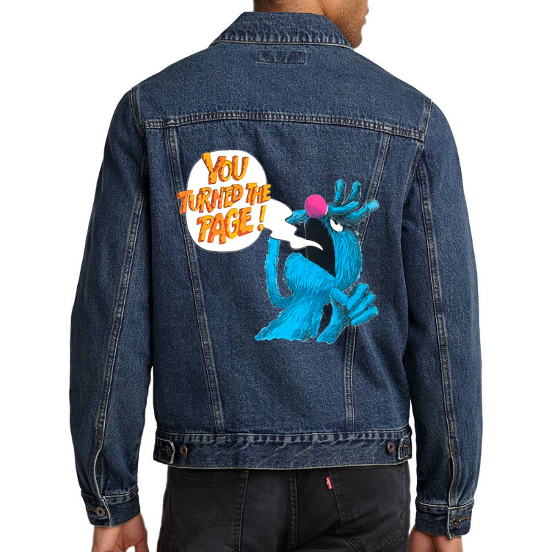 Retro Vintage The Monster At The End Of This Book Gift For Fans, For M Men Denim Jacket | Artistshot