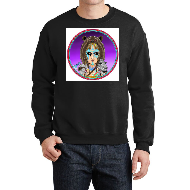 The Viking Warrior Baby 2  Cool Gift Crewneck Sweatshirt | Artistshot