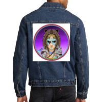 The Viking Warrior Baby 2  Cool Gift Men Denim Jacket | Artistshot