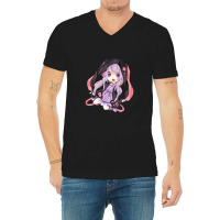 Yuzuki Yukari Chibi 1 V-neck Tee | Artistshot