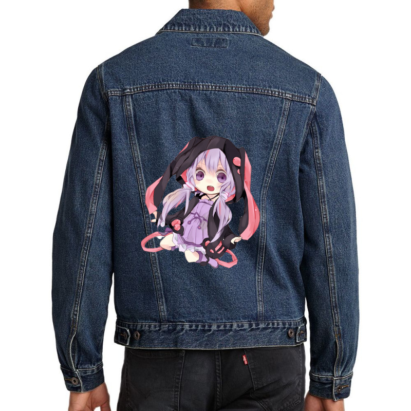 Yuzuki Yukari Chibi 1 Men Denim Jacket | Artistshot