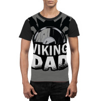 Viking Dad  Aesthetic Blue Graphic T-shirt | Artistshot