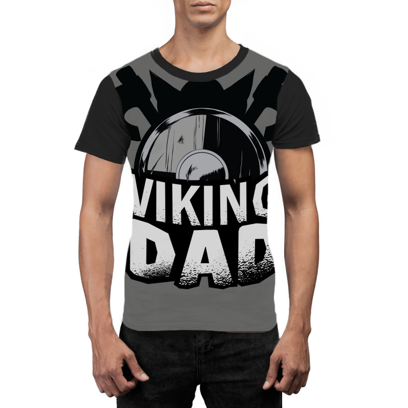 Viking Dad  Aesthetic Blue Graphic T-shirt | Artistshot