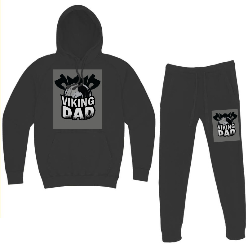 Viking Dad  Aesthetic Blue Hoodie & Jogger Set | Artistshot