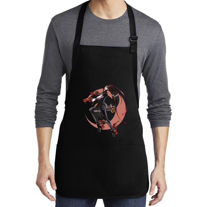 Bayonetta Hack And Slash Video Game Developed By Platinumgames Gift Fo Medium-length Apron | Artistshot