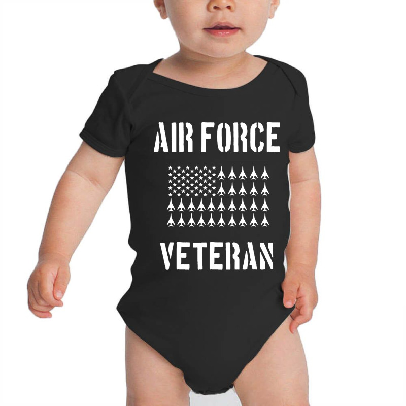 Air Force Veteran B-1 Lancers American Us Flag Baby Bodysuit by gendercampaign78@gmail.com | Artistshot