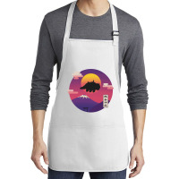 Retro Aesthetic Stars Medium-length Apron | Artistshot