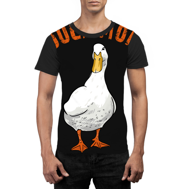 Duck Aesthetic Girl Graphic T-shirt | Artistshot