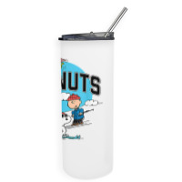 Peanuts   Skiing Peanuts Group T Shirt Skinny Tumbler | Artistshot