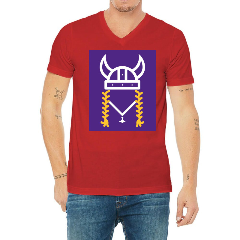 Viking Girl Gold  Love Travel V-neck Tee | Artistshot