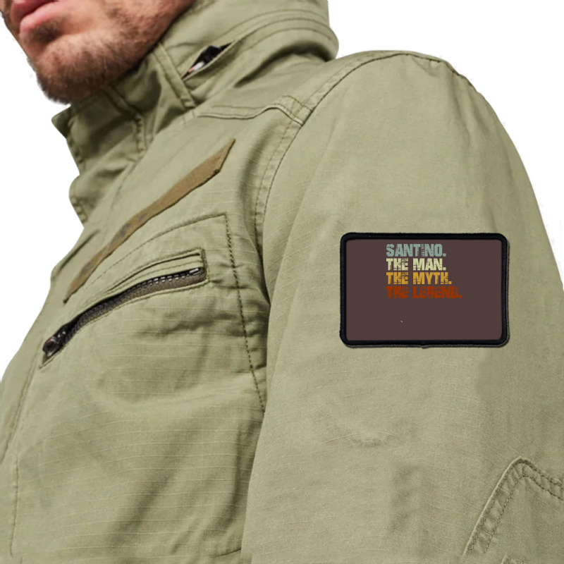 Santino The Man The Myth The Cool Summer Rectangle Patch | Artistshot