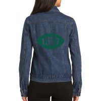 1967 World Champions - Packers (green) Ladies Denim Jacket | Artistshot