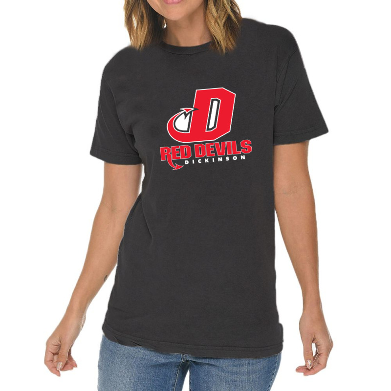 Red De Dickinson College Vectorized Vintage T-Shirt by Wandira | Artistshot