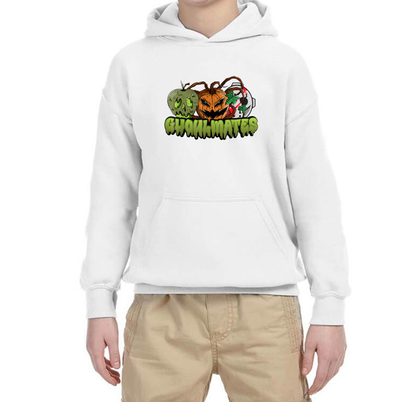 Ghoulmates Funny Halloween Soulmates Pun T Shirt Youth Hoodie by hamlerf | Artistshot