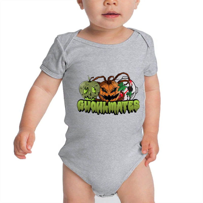 Ghoulmates Funny Halloween Soulmates Pun T Shirt Baby Bodysuit by hamlerf | Artistshot