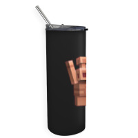 Copper Golem Friend Skinny Tumbler | Artistshot