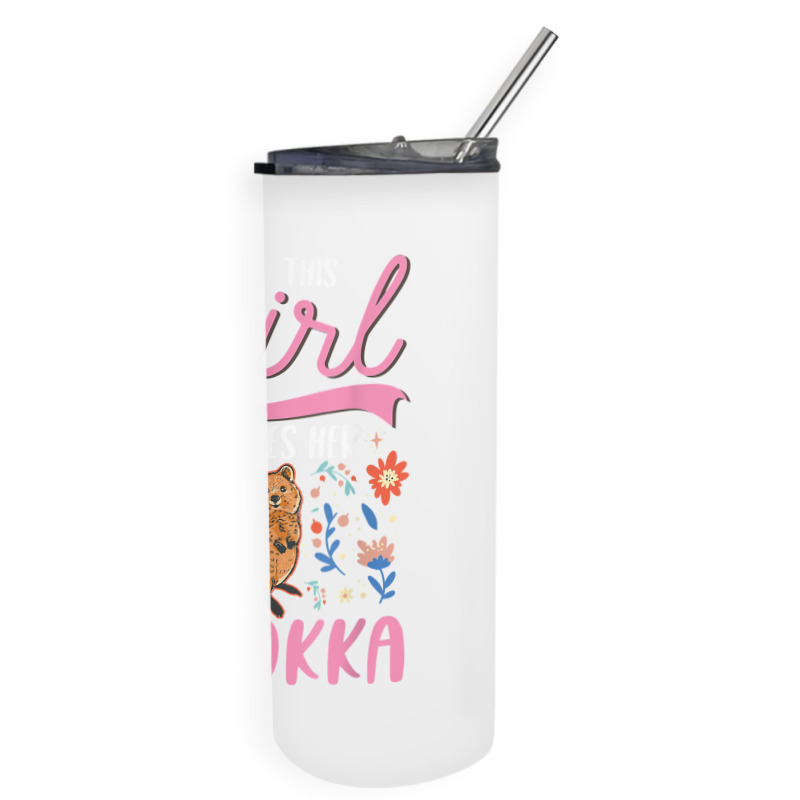 Quokka Girl Short Tailed Kangaroo Quokka T Shirt Skinny Tumbler | Artistshot