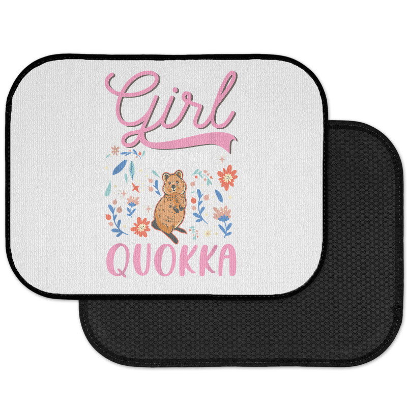 Quokka Girl Short Tailed Kangaroo Quokka T Shirt Rear Car Mat | Artistshot