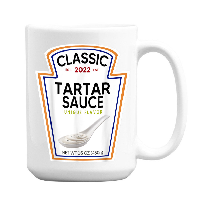 Tartar Sauce 2022 Condiment Diy Halloween Costume Couples 15 Oz Coffee Mug by VictorMRodriguez | Artistshot