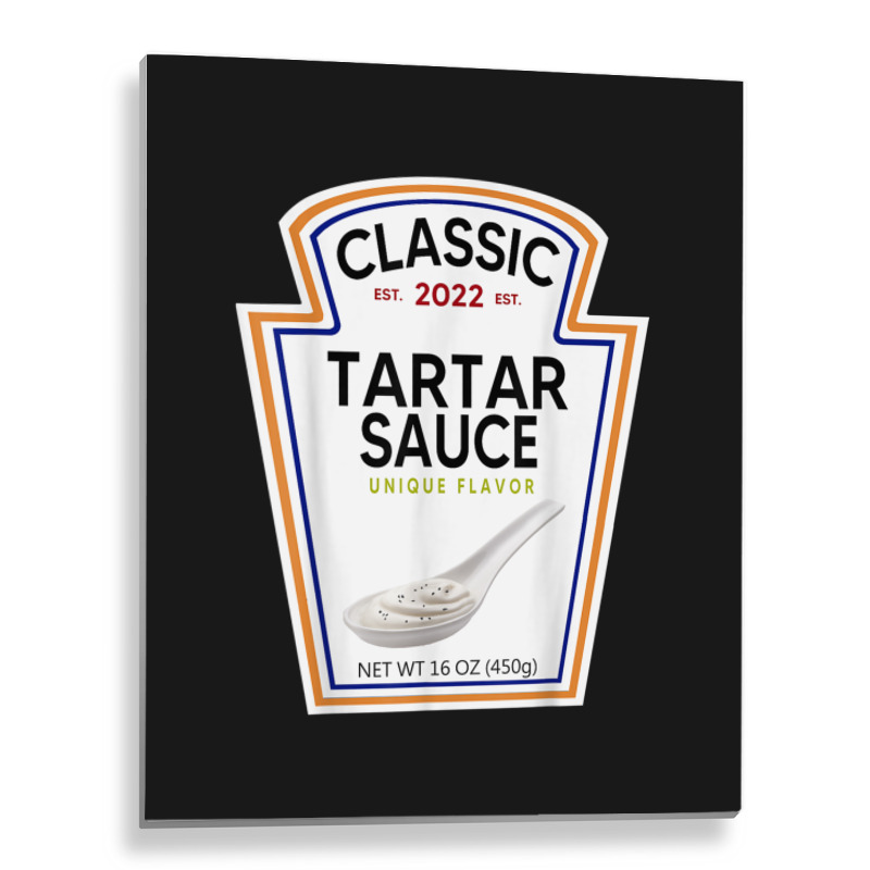 Tartar Sauce 2022 Condiment Diy Halloween Costume Couples Metal Print Vertical by VictorMRodriguez | Artistshot