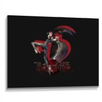 Bayonetta Hack And Slash Video Game Developed By Platinumgames The Lef Metal Print Horizontal | Artistshot