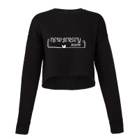 New Jersey Roots Born And Raised Cropped Sweater | Artistshot