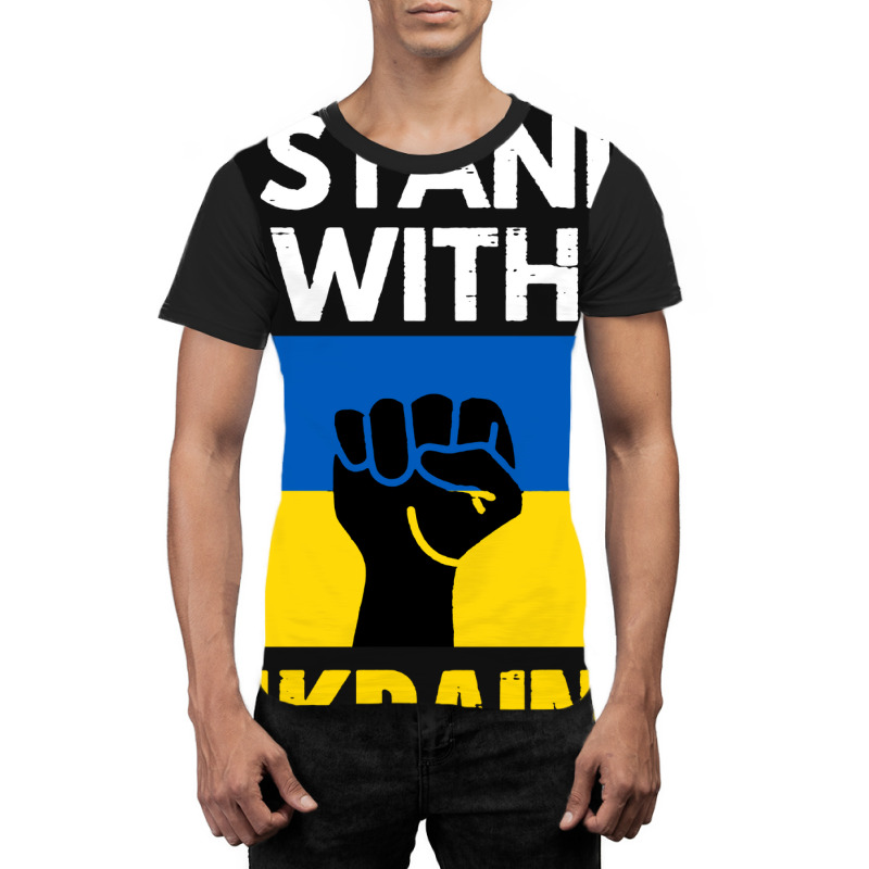 I Stand With Stop War Graphic T-shirt | Artistshot