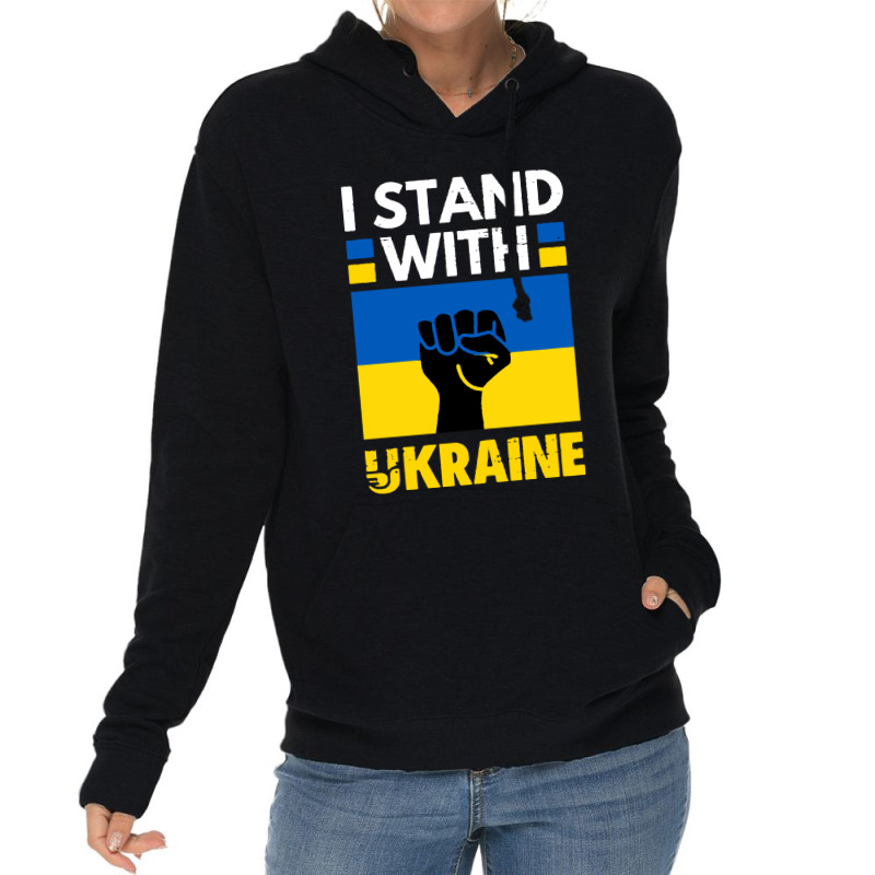 I Stand With Stop War Lightweight Hoodie | Artistshot