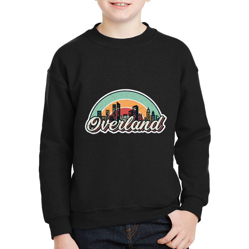 Overland City Retro Youth Sweatshirt by cubicgetting01 | Artistshot