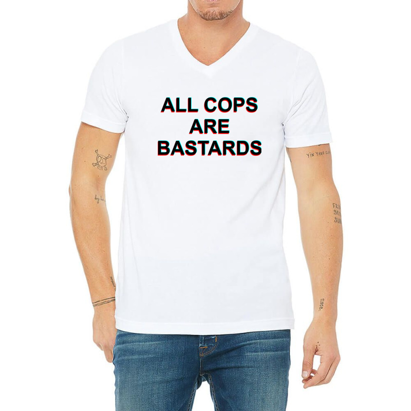 Yes All Cops 1 V-neck Tee | Artistshot