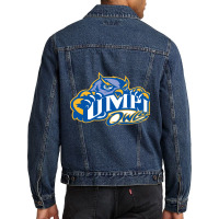 University Of Maine At Presque Isle Vectorized Men Denim Jacket | Artistshot