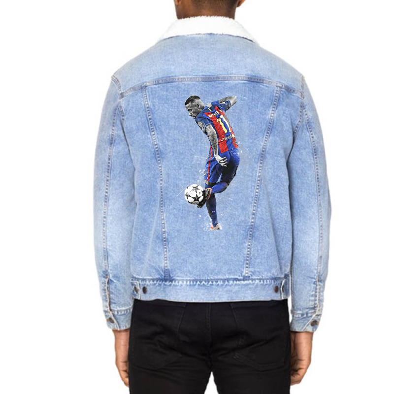 Neymar Aesthetic Nostalgia Unisex Sherpa-lined Denim Jacket | Artistshot