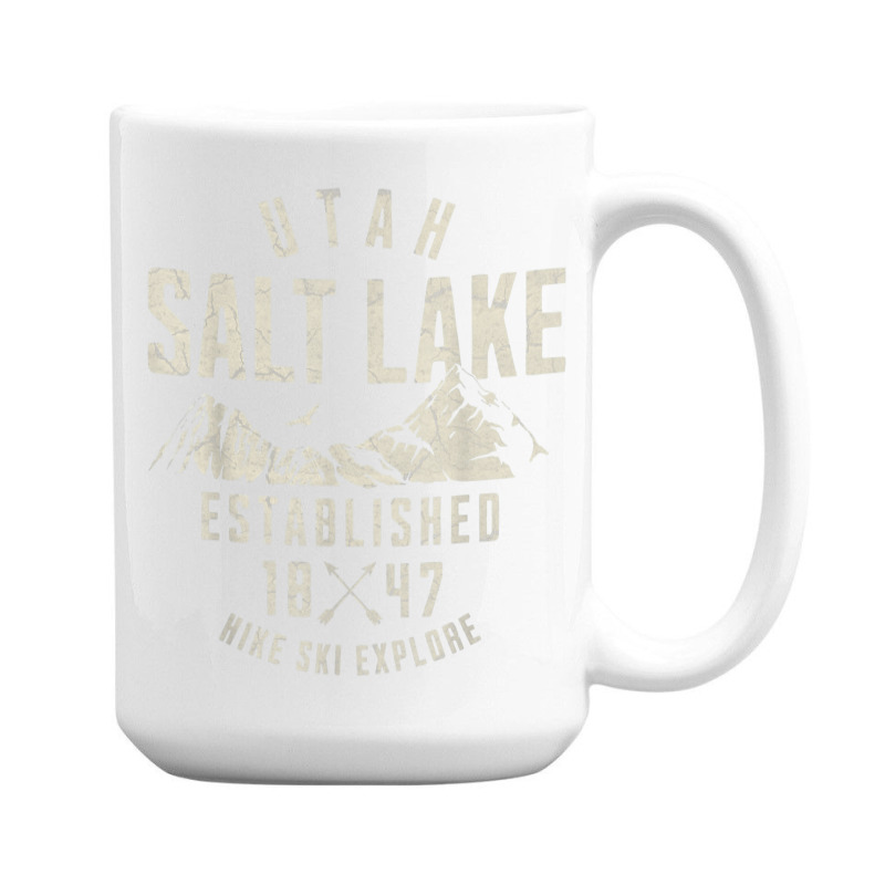 Salt Lake City Utah Nature Ski Hiking Outdoors T Shirt 15 Oz Coffee Mug | Artistshot