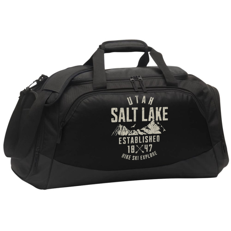 Salt Lake City Utah Nature Ski Hiking Outdoors T Shirt Active Duffel | Artistshot