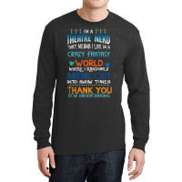 Hot Trend Funny Fantasy World Musical Tunes Theatre Nerd Long Sleeve Shirts | Artistshot