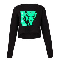 870 Hog Mint Cropped Sweater | Artistshot