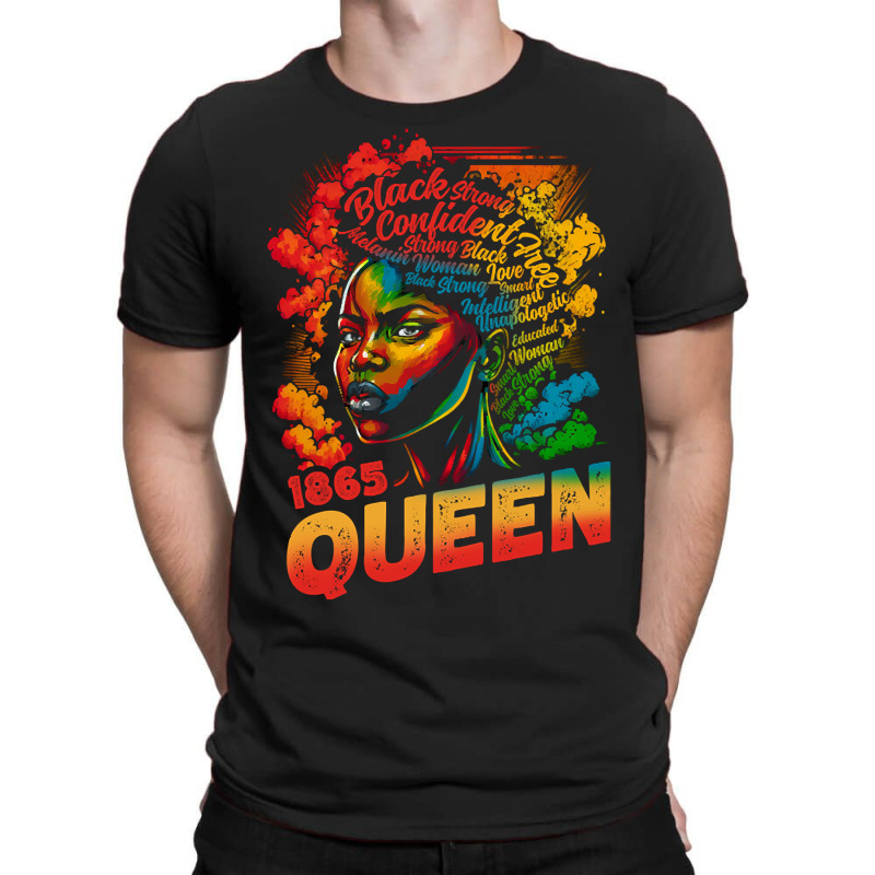 Juneteenth Blm Black Proud Woman Strong Black History T-shirt | Artistshot