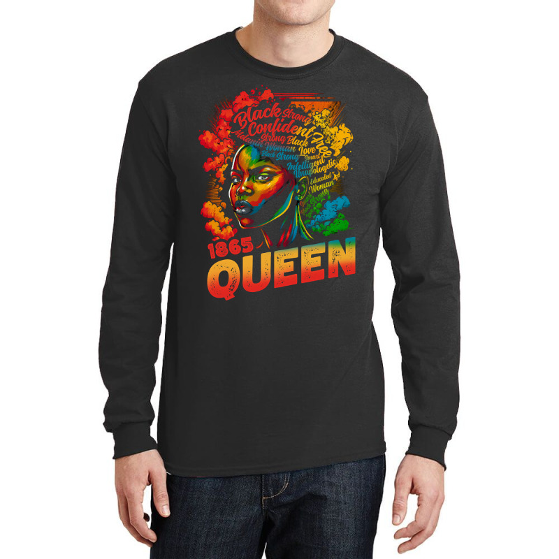 Juneteenth Blm Black Proud Woman Strong Black History Long Sleeve Shirts | Artistshot