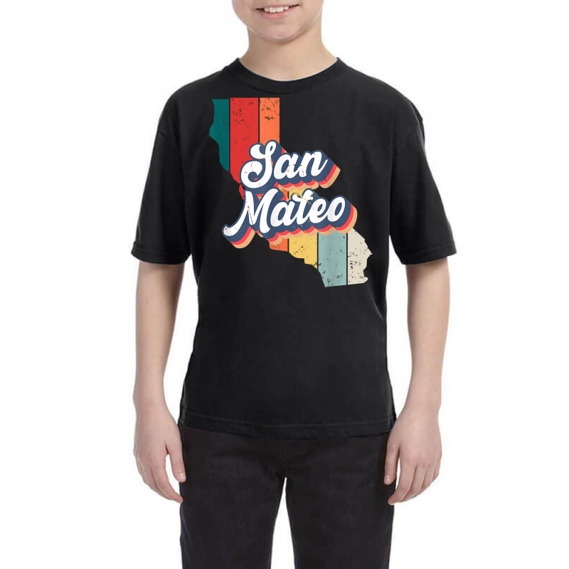 San Mateo City Retro Vintage Hometown California T Shirt Youth Tee by sheritl9tl | Artistshot