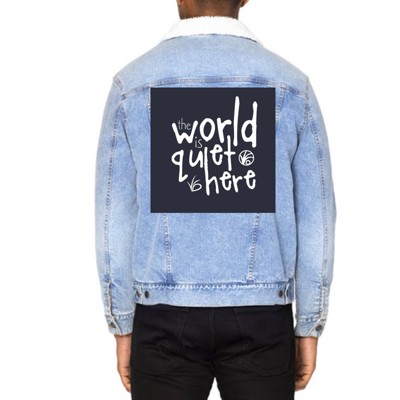 Vfd V2 Asoue Poster (1) Unisex Sherpa-lined Denim Jacket | Artistshot