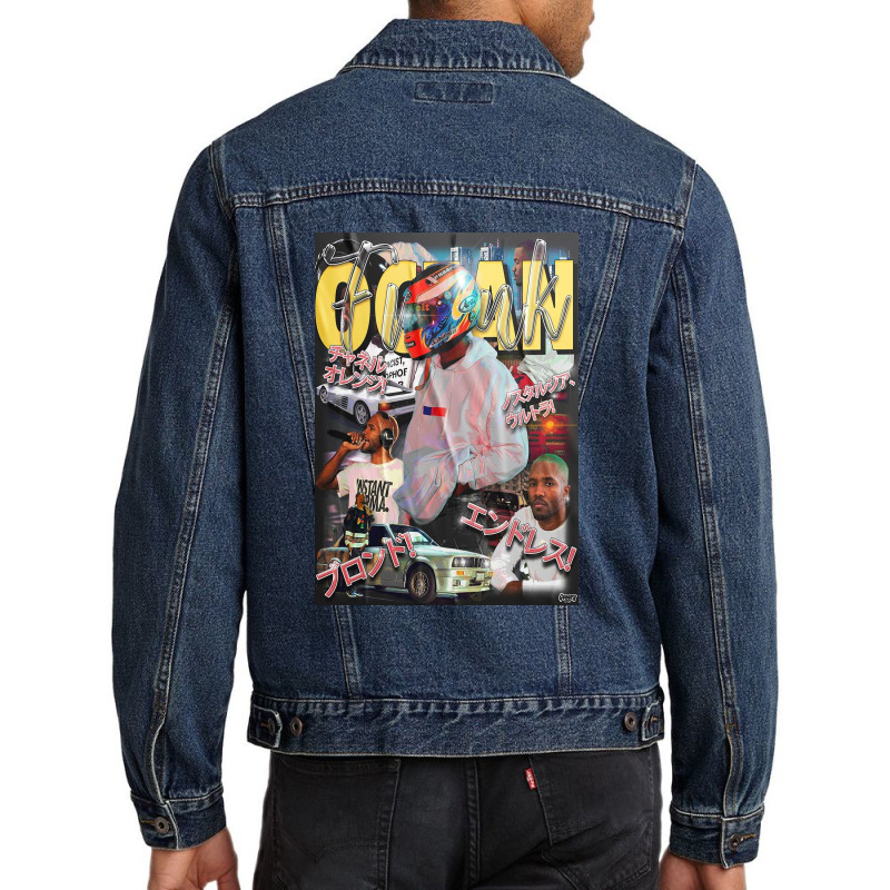 Frank Japanese Men Denim Jacket by selinalares | Artistshot