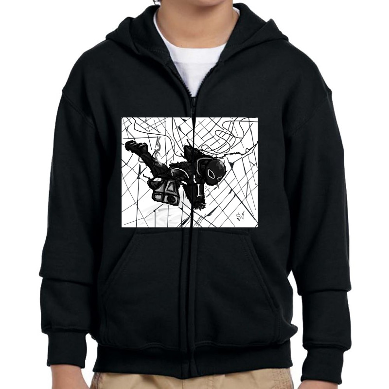 Agent Venom, Tangled Webs Youth Zipper Hoodie by nuanceteams169 | Artistshot