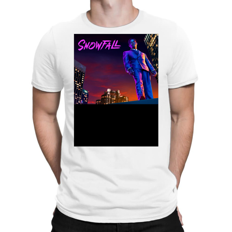 Snowfall Fx Tv Show Classic Poster 70s Travel (1) T-Shirt by peatcrascow | Artistshot