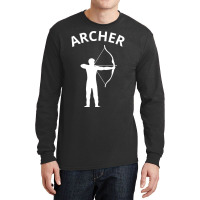 Archery Archer Bow Arrow Gift-afx57 Long Sleeve Shirts | Artistshot