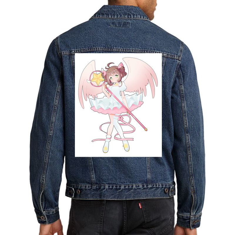 Sakura Poster Trending (1) Men Denim Jacket by rashidnoceram | Artistshot