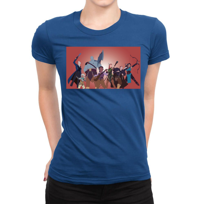 Theof Vox Machina Poster Aesthetic (1) Ladies Fitted T-Shirt by betheybrittov | Artistshot