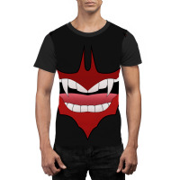 Bat Shaped Vampire Mouth Lip Graphic T-shirt | Artistshot